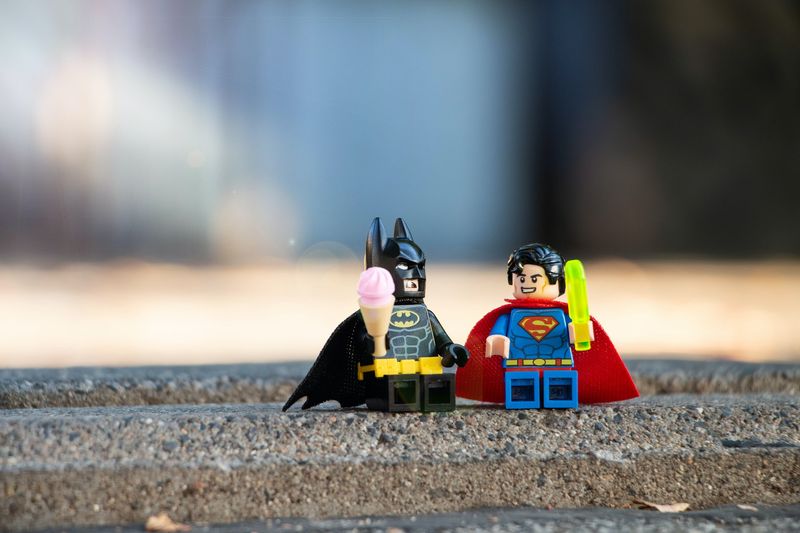 Batman and Superman Lego