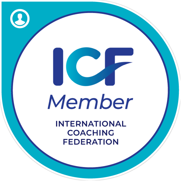 Tiffany Barnard's International Coaching Federation (ICF) membership badge